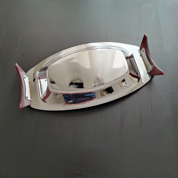 MCM | GloHill serving tray with their signature red bakelite handles - Picture 9 of 10